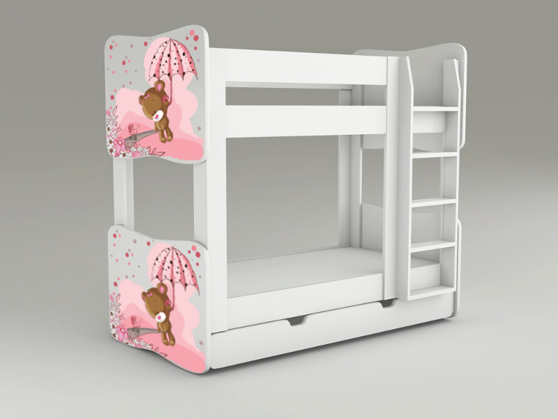 Becks poschodová posteľ Girl Teddy